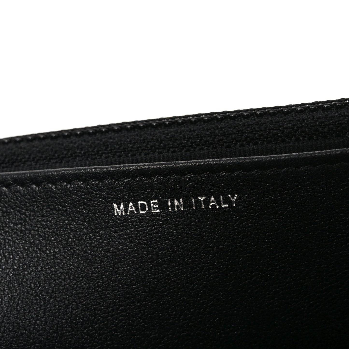Lambskin Quilted Trendy CC Wallet On Chain WOC So Black