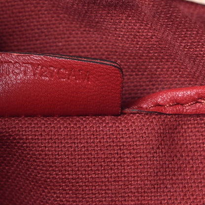 Burberry Haymarket Check Small Canterbury Tote Military Red 10 of 23