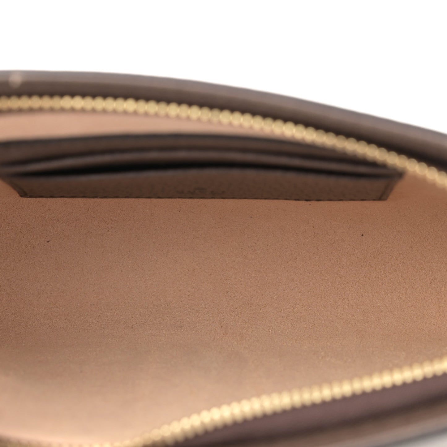 GG Supreme Monogram Web Ophidia Wristlet Brown