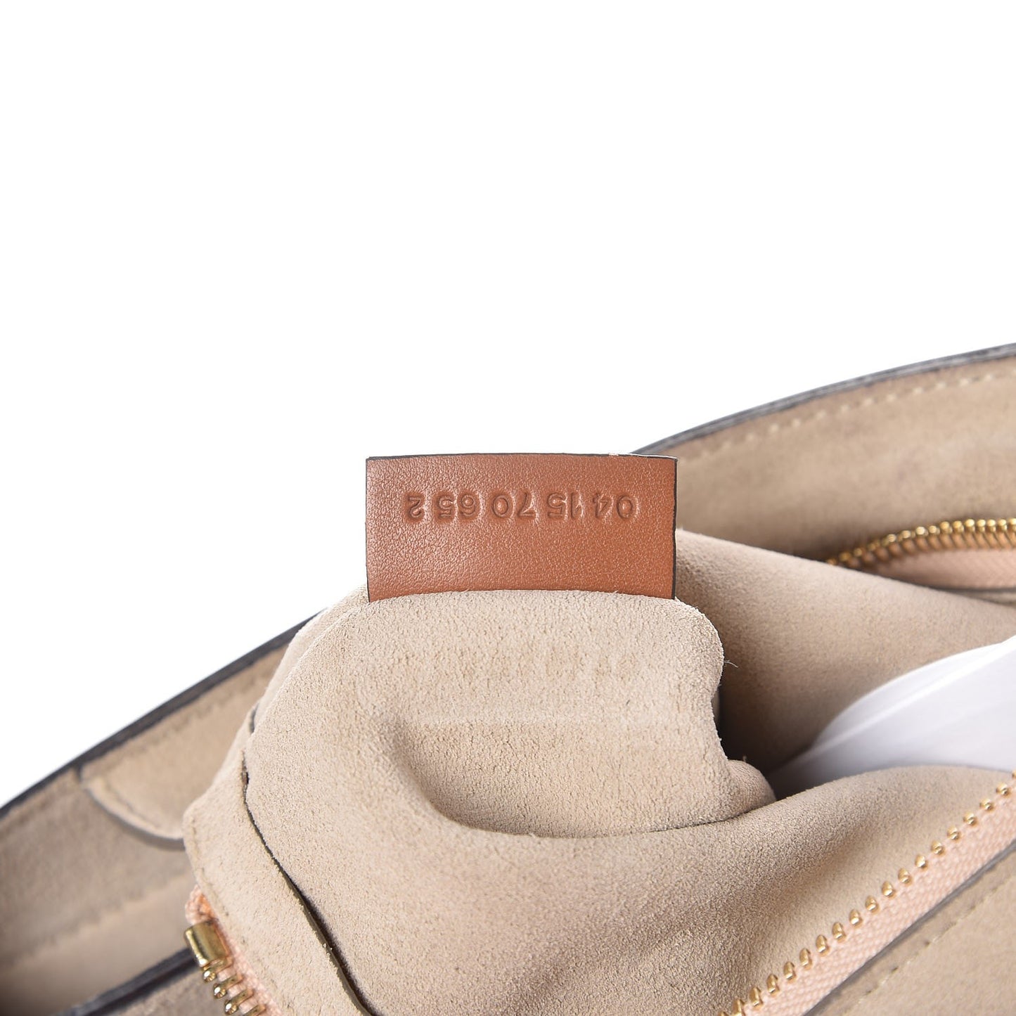 Suede Calfskin Medium Faye Shoulder Bag Tobacco
