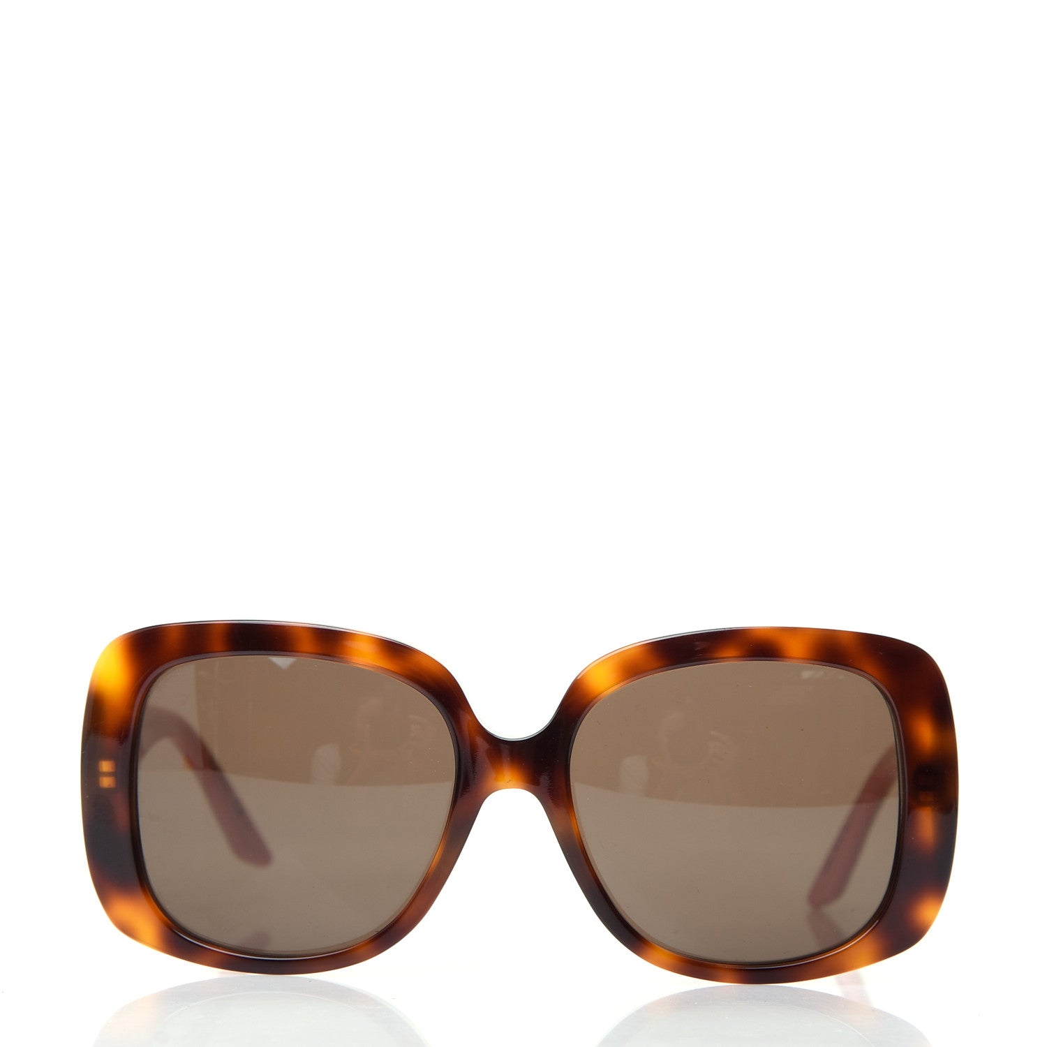 Christian Dior Resin Cannage Dior Lady Lady 1D Sunglasses Tortoise Pink 2 of 6