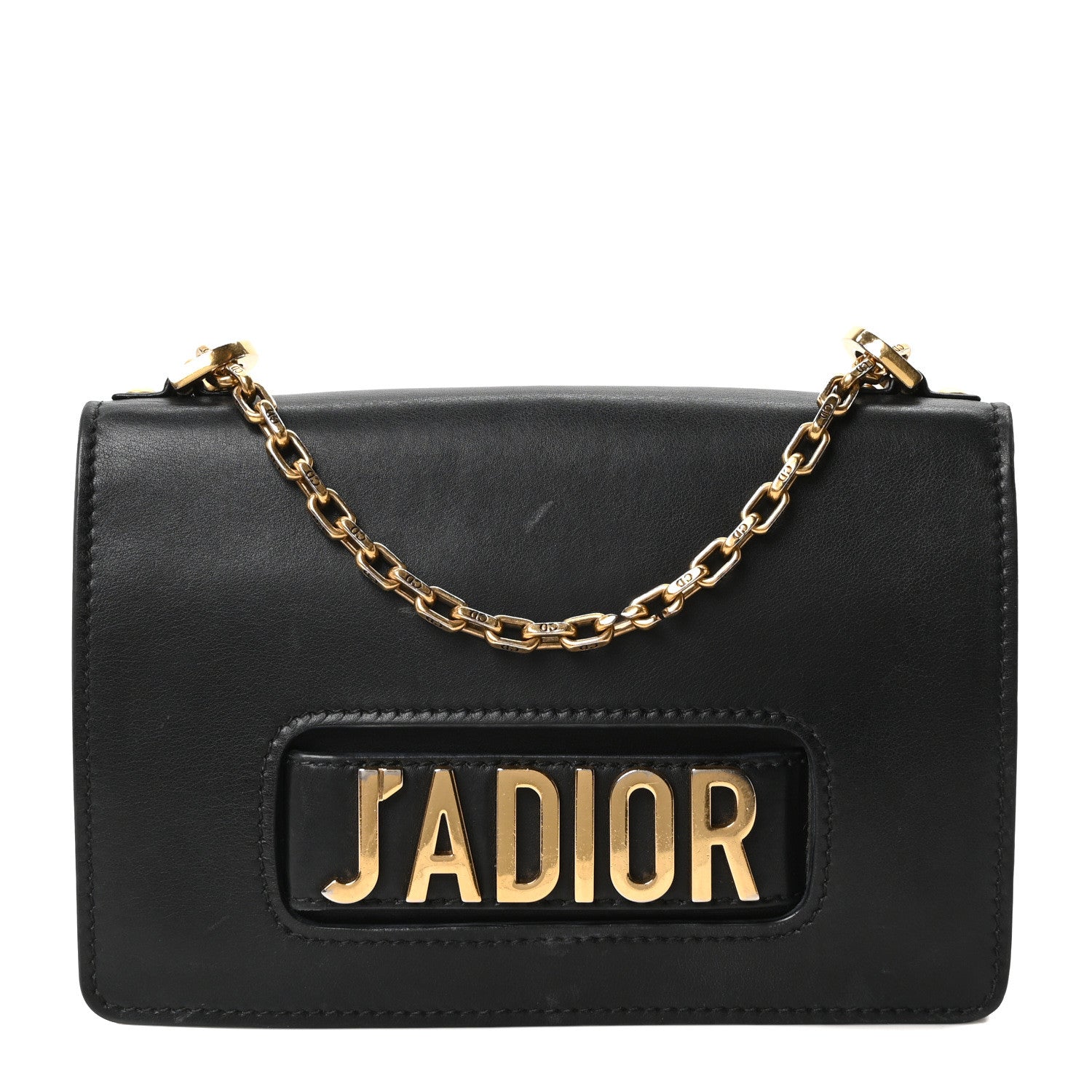 Christian Dior Calfskin J'Adior Chain Flap Bag Black 1 of 9