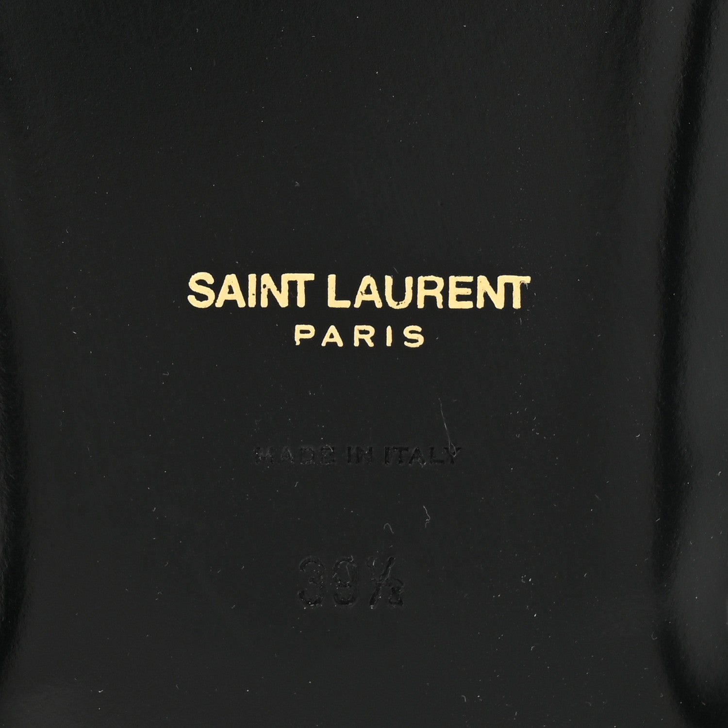 Saint Laurent Crepe Satin Laszlo Sandals 39.5 Black 7 of 9