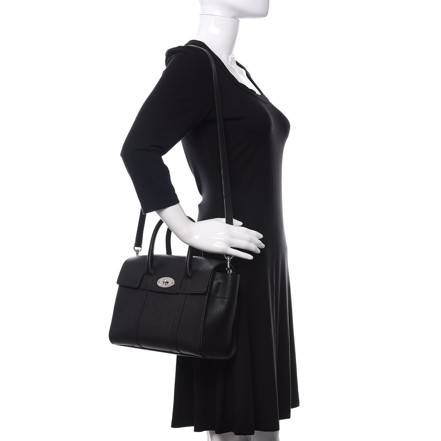Classic Grain Small New Bayswater Black