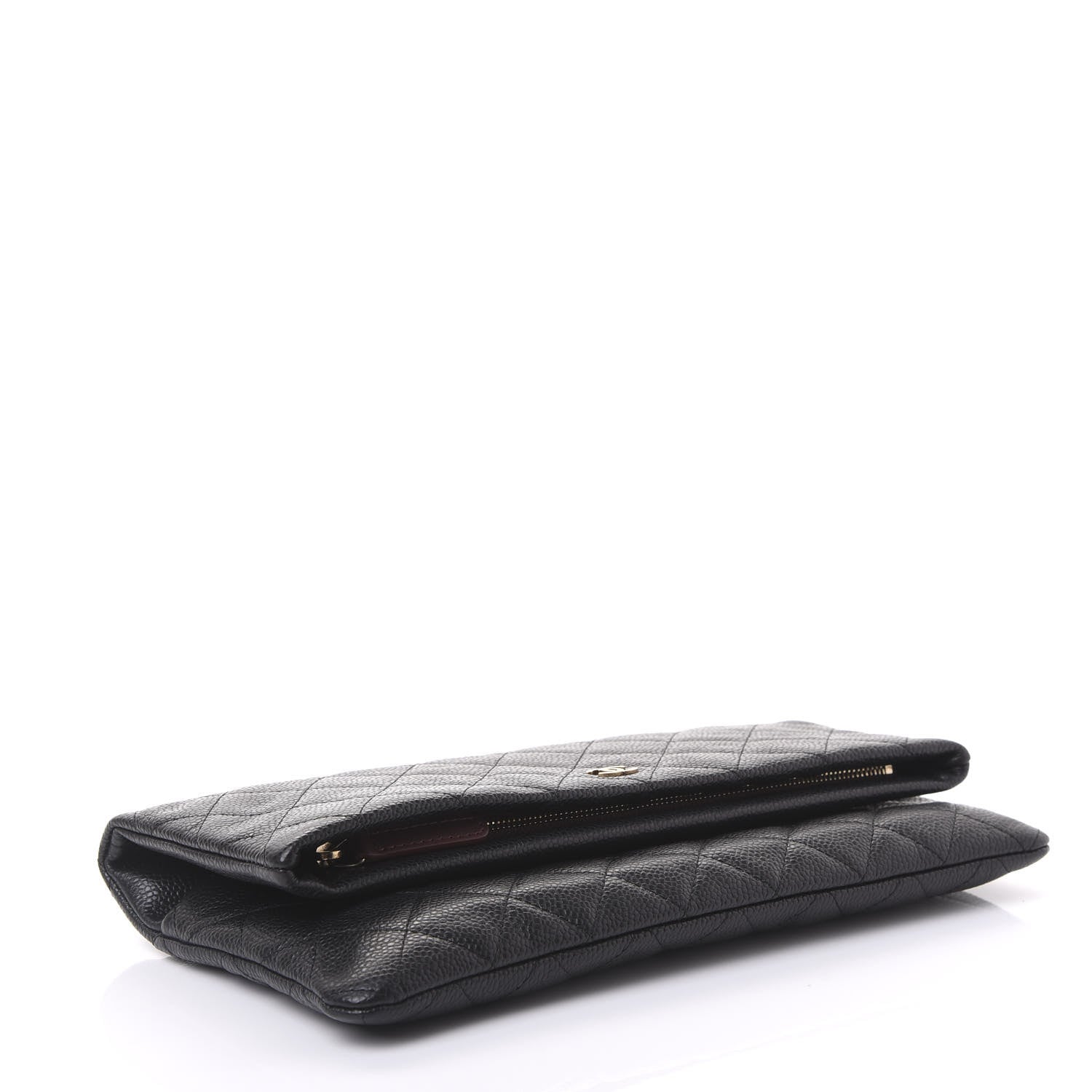 Chanel Caviar Quilted CC Beauty Clutch Black 3 of 9