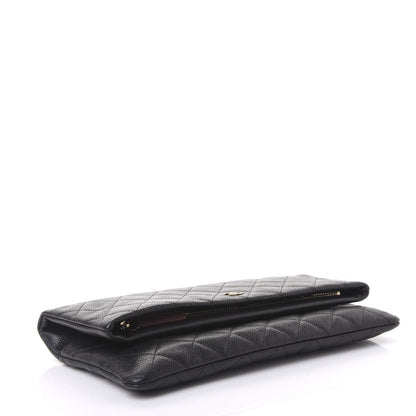 Chanel Caviar Quilted CC Beauty Clutch Black 3 of 9