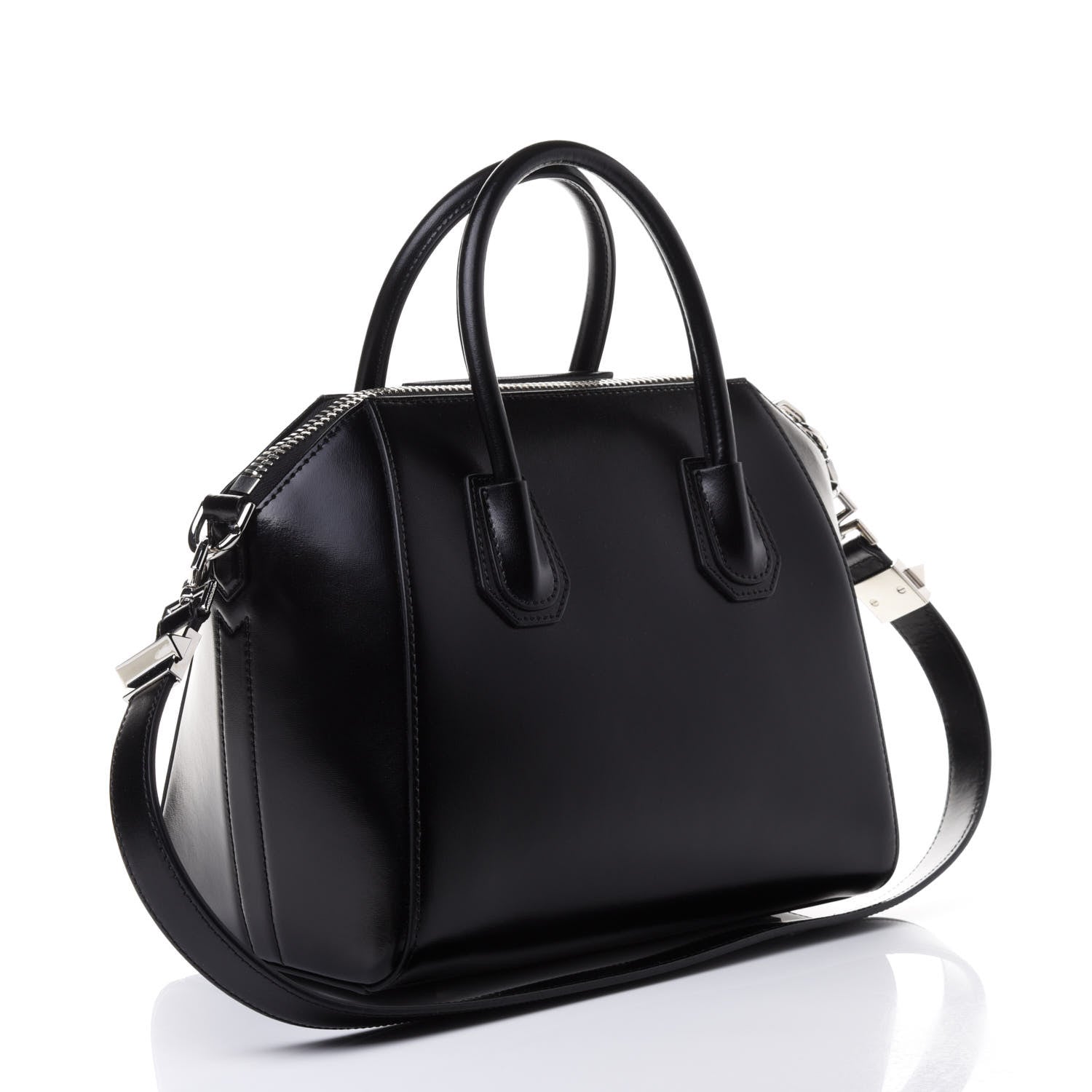 Givenchy Shiny Lord Calfskin Small Antigona Black 2 of 4
