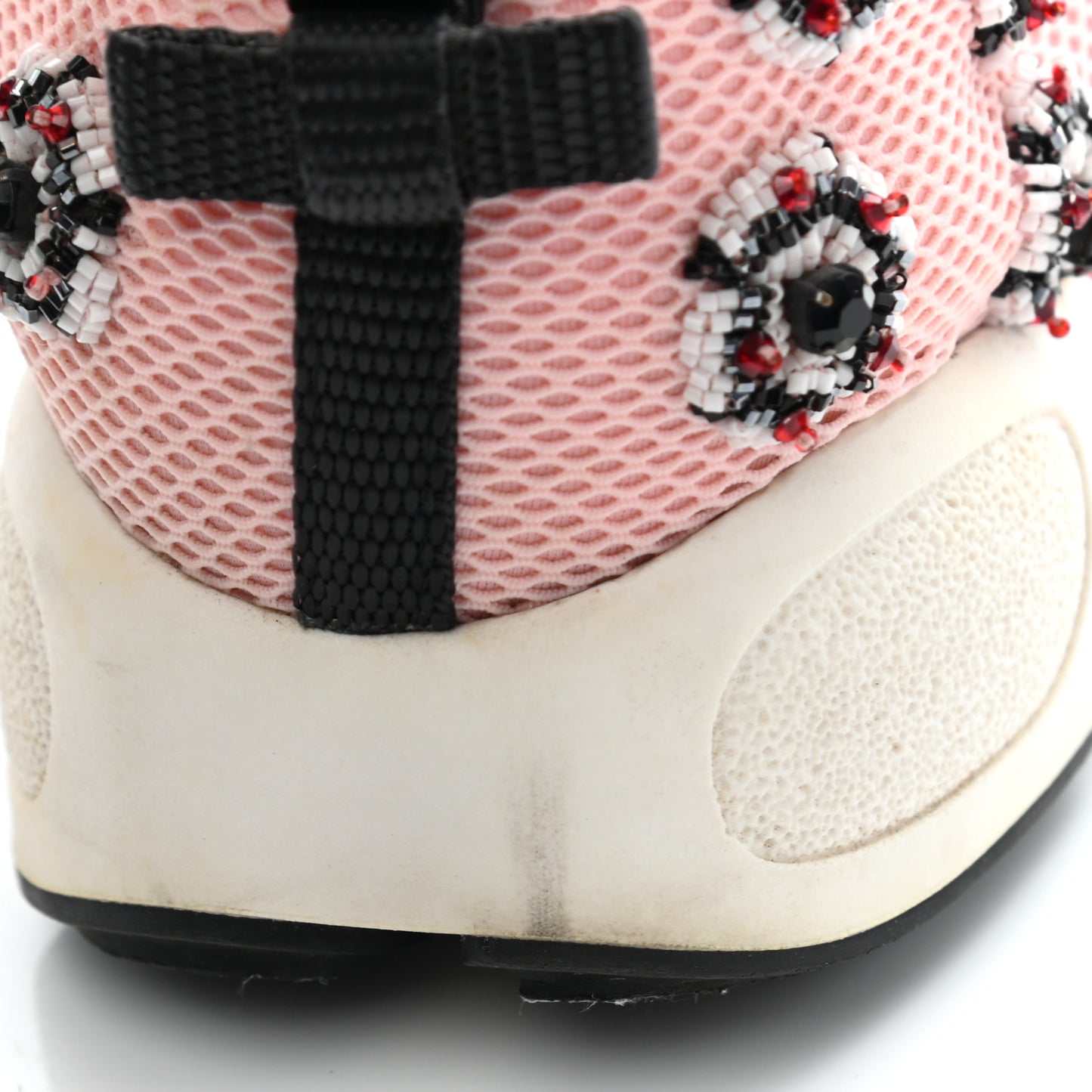 Technical Canvas Embellished Dior Fusion Sneakers 36 Pink Black