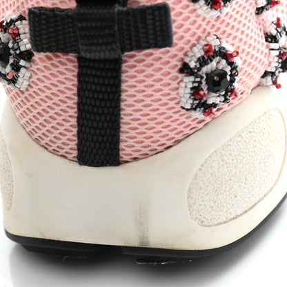 Christian Dior Technical Canvas Embellished Dior Fusion Sneakers 36 Pink Black 15 of 18