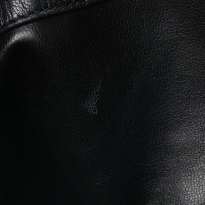 Chanel Lambskin CC Stitched Drawstring Bucket Bag Black 13 of 13