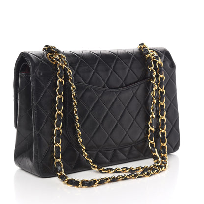 Chanel Lambskin Quilted Medium Double Flap Black 4 of 11