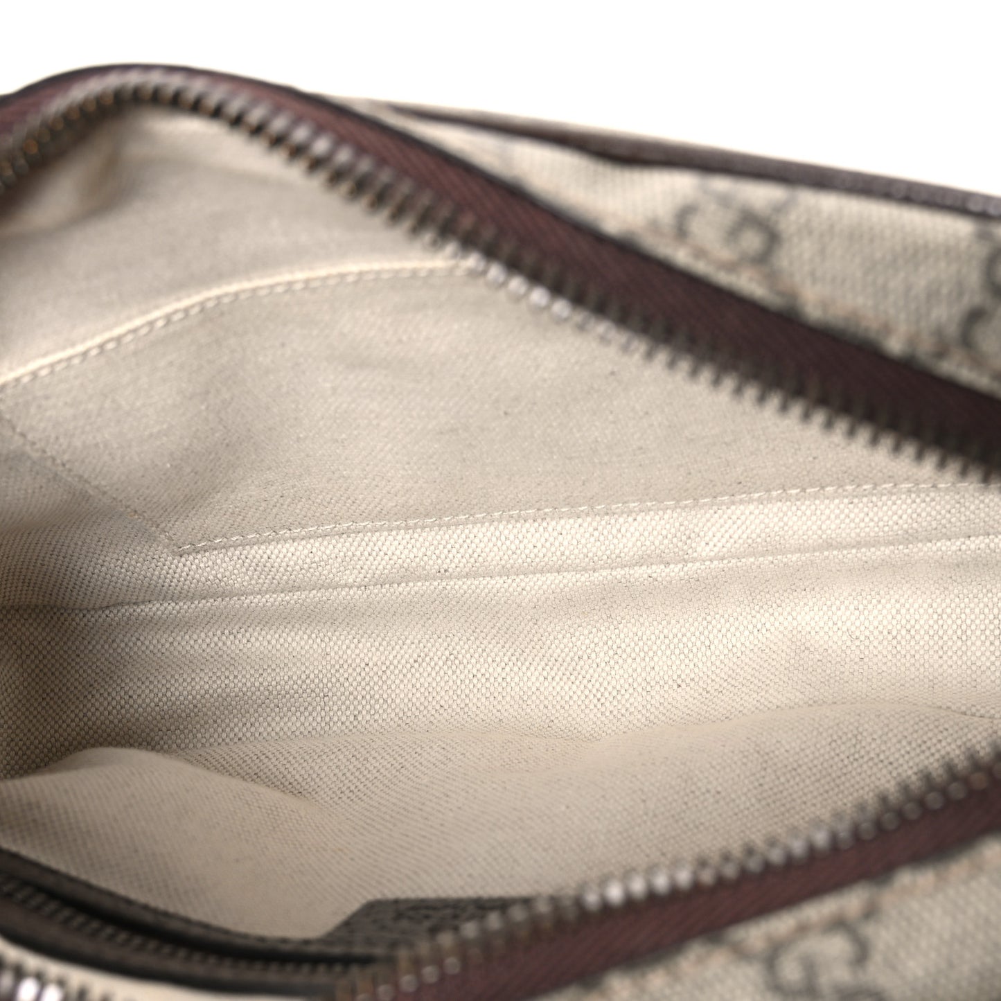 Soft GG Supreme Monogram Medium Ophidia Belt Bag Dark Brown