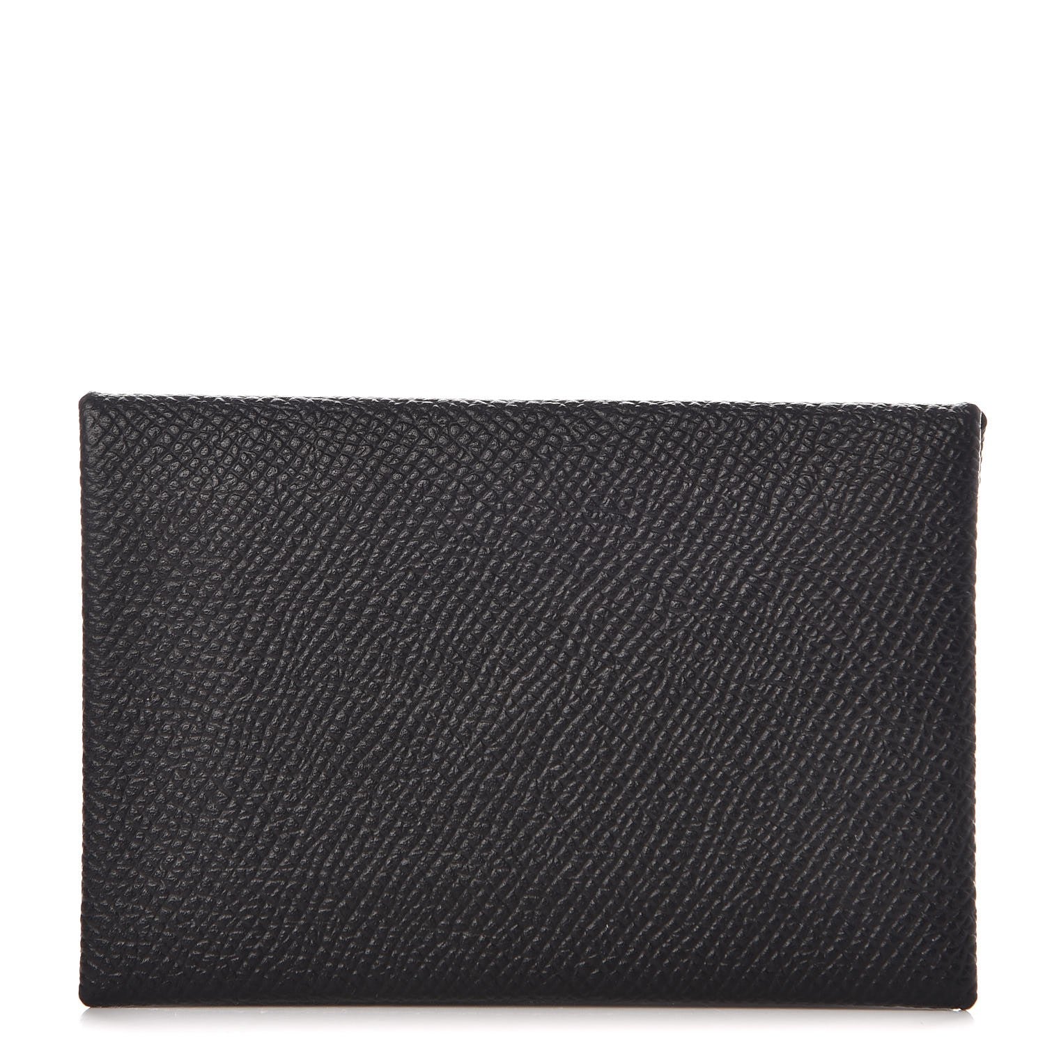 Hermes Epsom Calvi Card Case Black 1 of 8