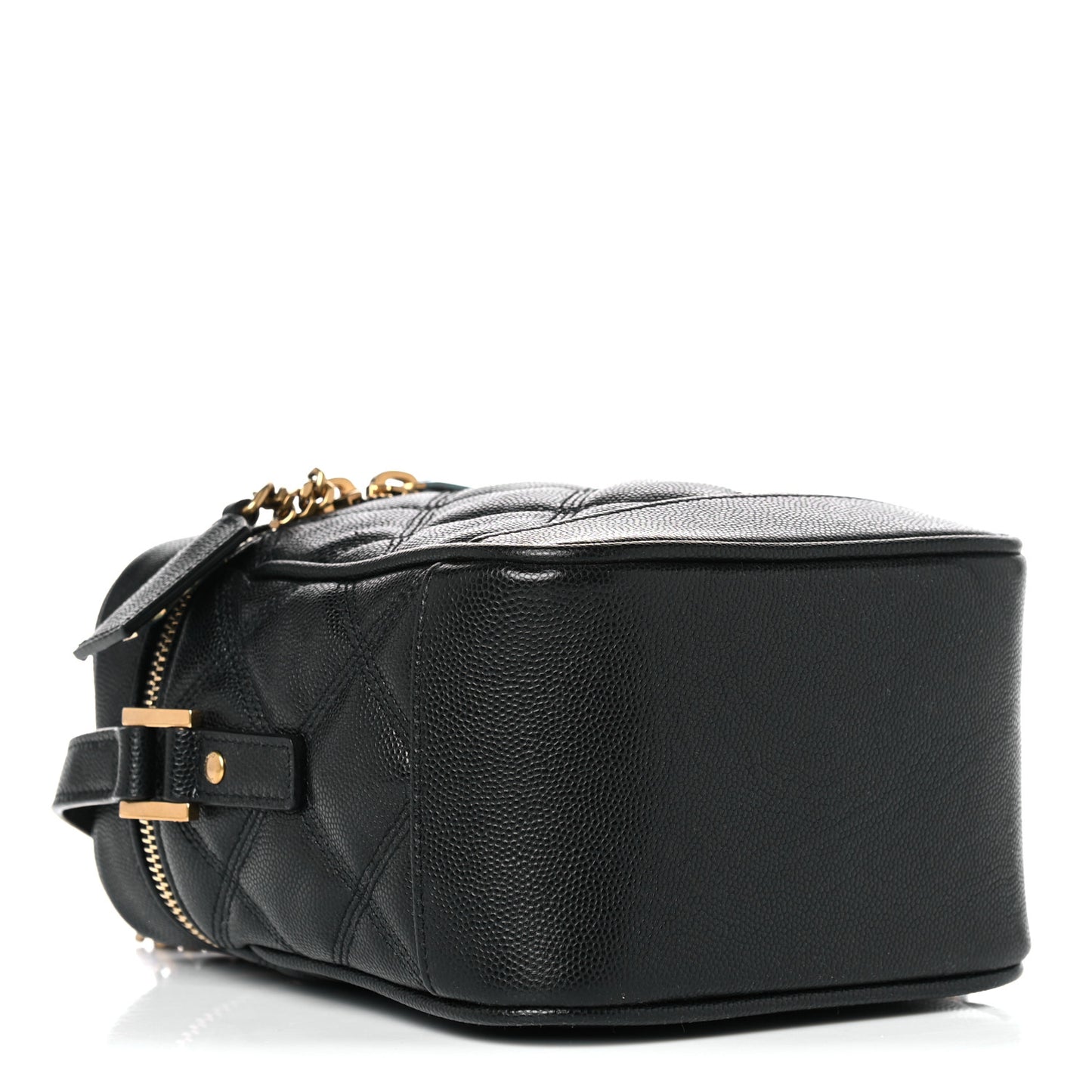 Grain de Poudre Quilted 80's Vanity Bag Black