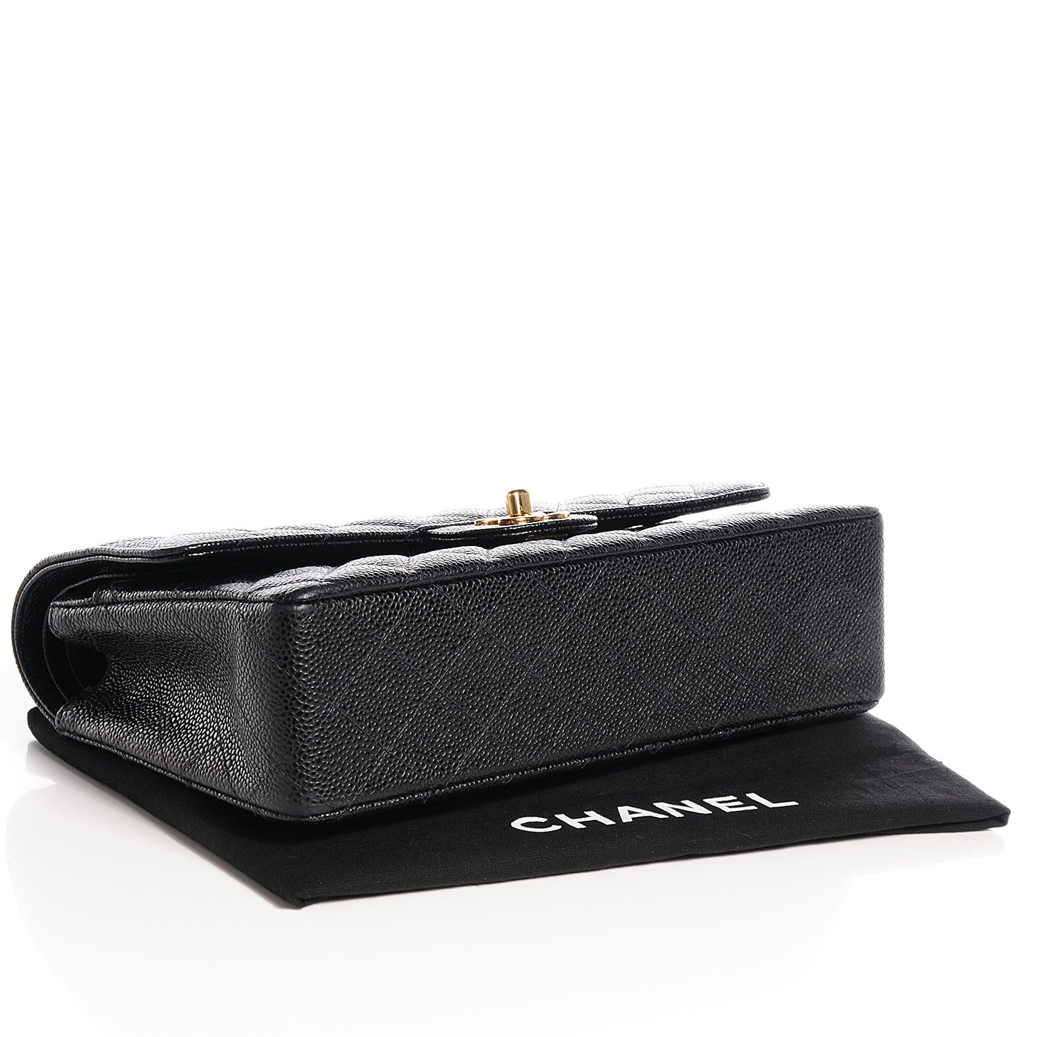 Chanel Caviar Quilted Medium Double Flap Black 4 of 8