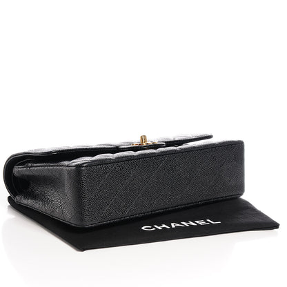 Chanel Caviar Quilted Medium Double Flap Black 4 of 8