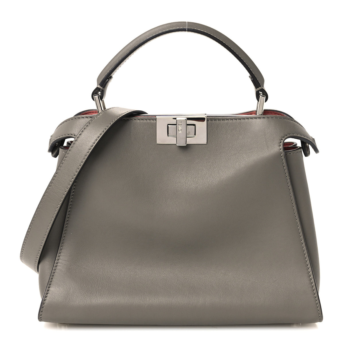 Vitello Tahiti Burro Bi-Color Medium Peekaboo Iconic Essentially Satchel Maya Camelia Confetto