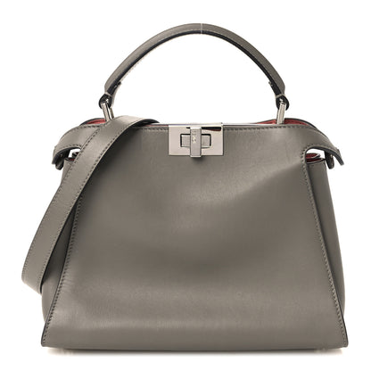 Fendi Vitello Tahiti Burro Bi-Color Medium Peekaboo Iconic Essentially Satchel Maya Camelia Confetto 1 of 11