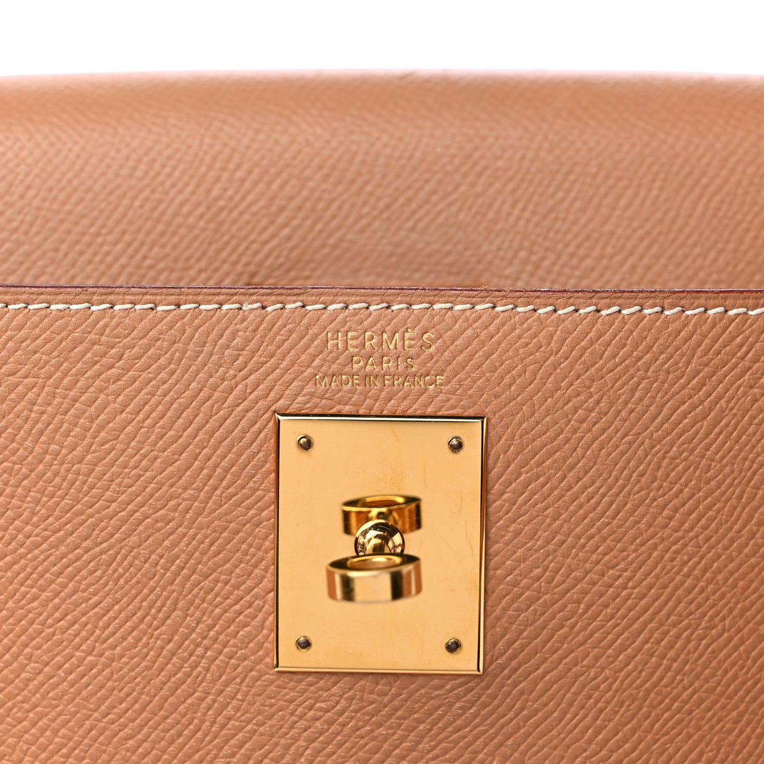 Hermes Courchevel Kelly Retourne 32 Naturelle 6 of 18