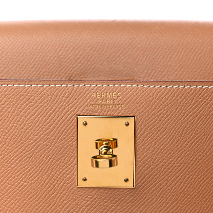 Hermes Courchevel Kelly Retourne 32 Naturelle 6 of 18