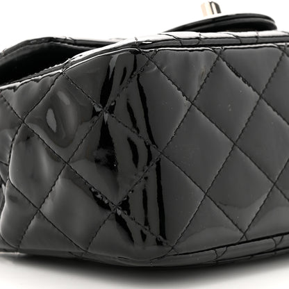 Chanel Patent Calfskin Quilted Mini Square Flap Black 9 of 10