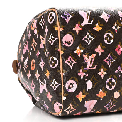 Louis Vuitton Watercolor Aquarelle Speedy 35 Brown 7 of 9