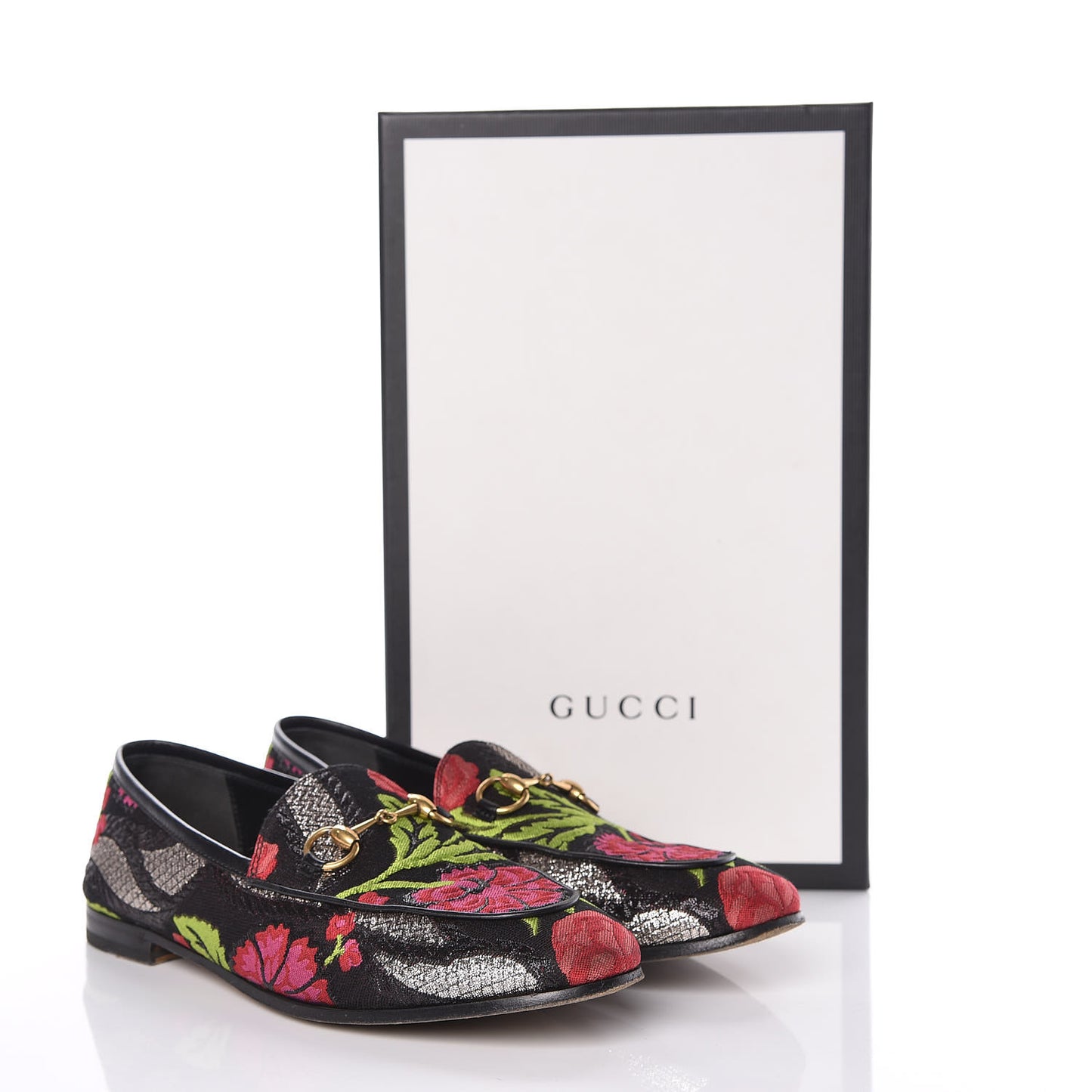 Floral Jacquard Horsebit Womens Jordaan Loafers 37.5 Multi