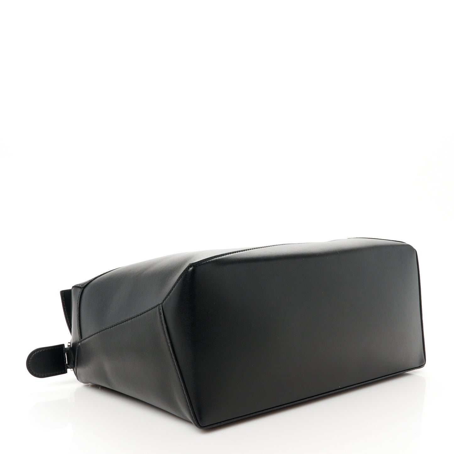 Calfskin Large Puzzle Edge Bag Black