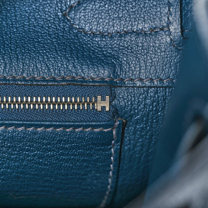 Hermes Togo Birkin 30 Bleu De Malte 22 of 35