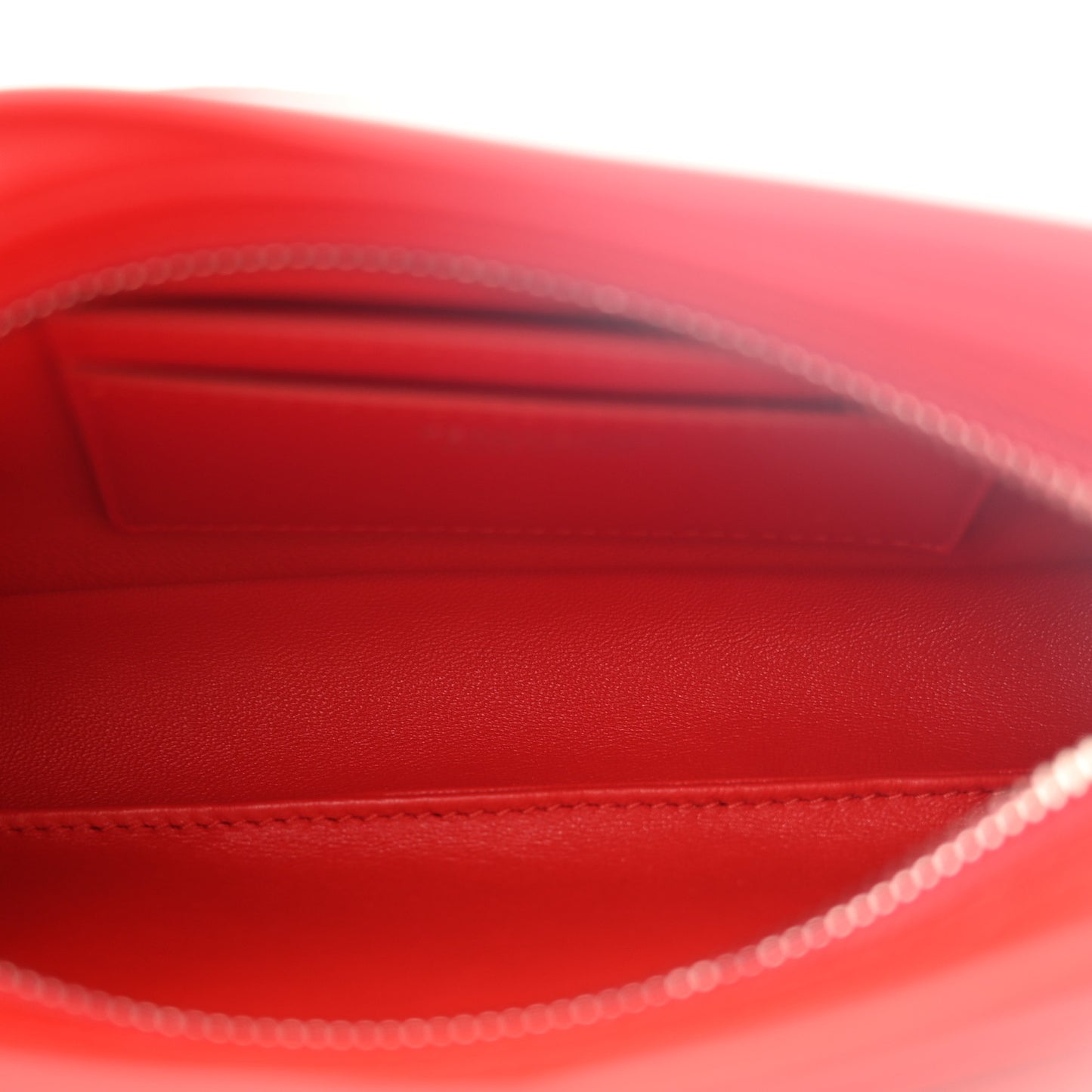Calfskin Cut Out Crossbody Red