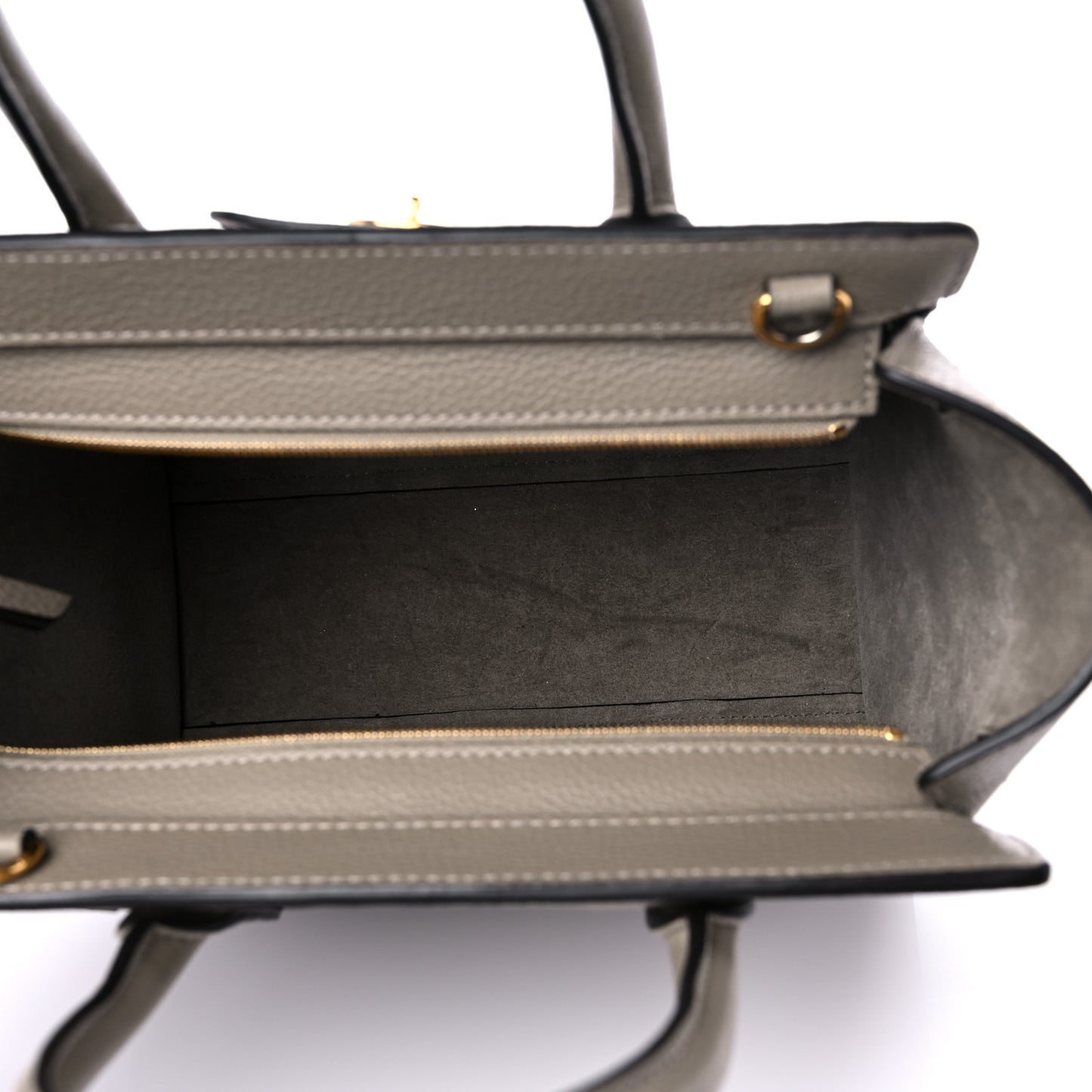 Small Classic Grain Mini Zipped Bayswater Solid Grey