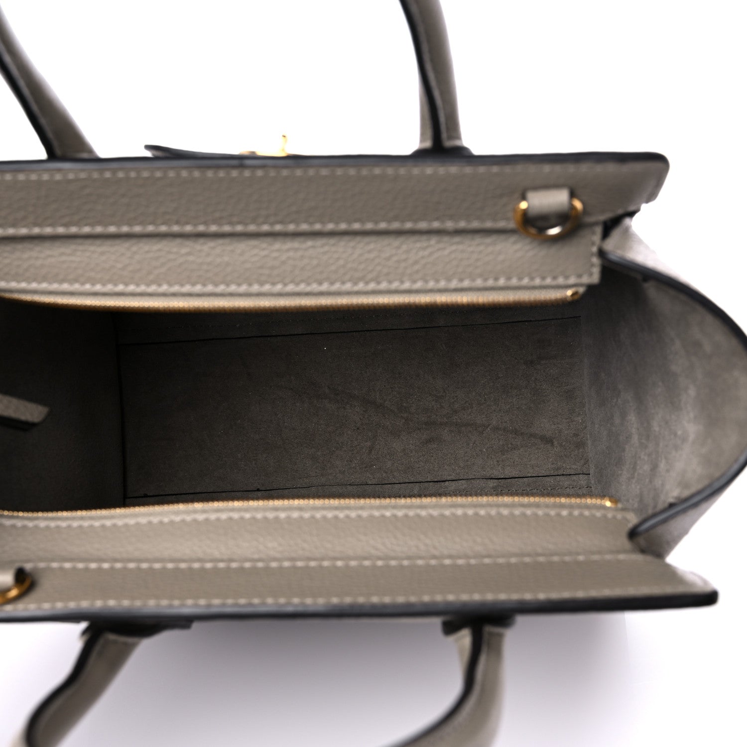 Mulberry Small Classic Grain Mini Zipped Bayswater Solid Grey 4 of 10
