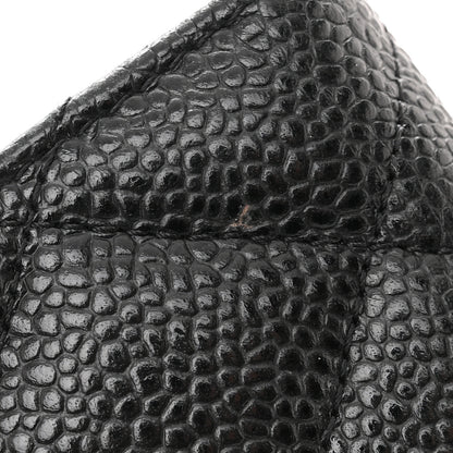 Chanel Caviar Quilted Large Flap Wallet Black 10 of 12