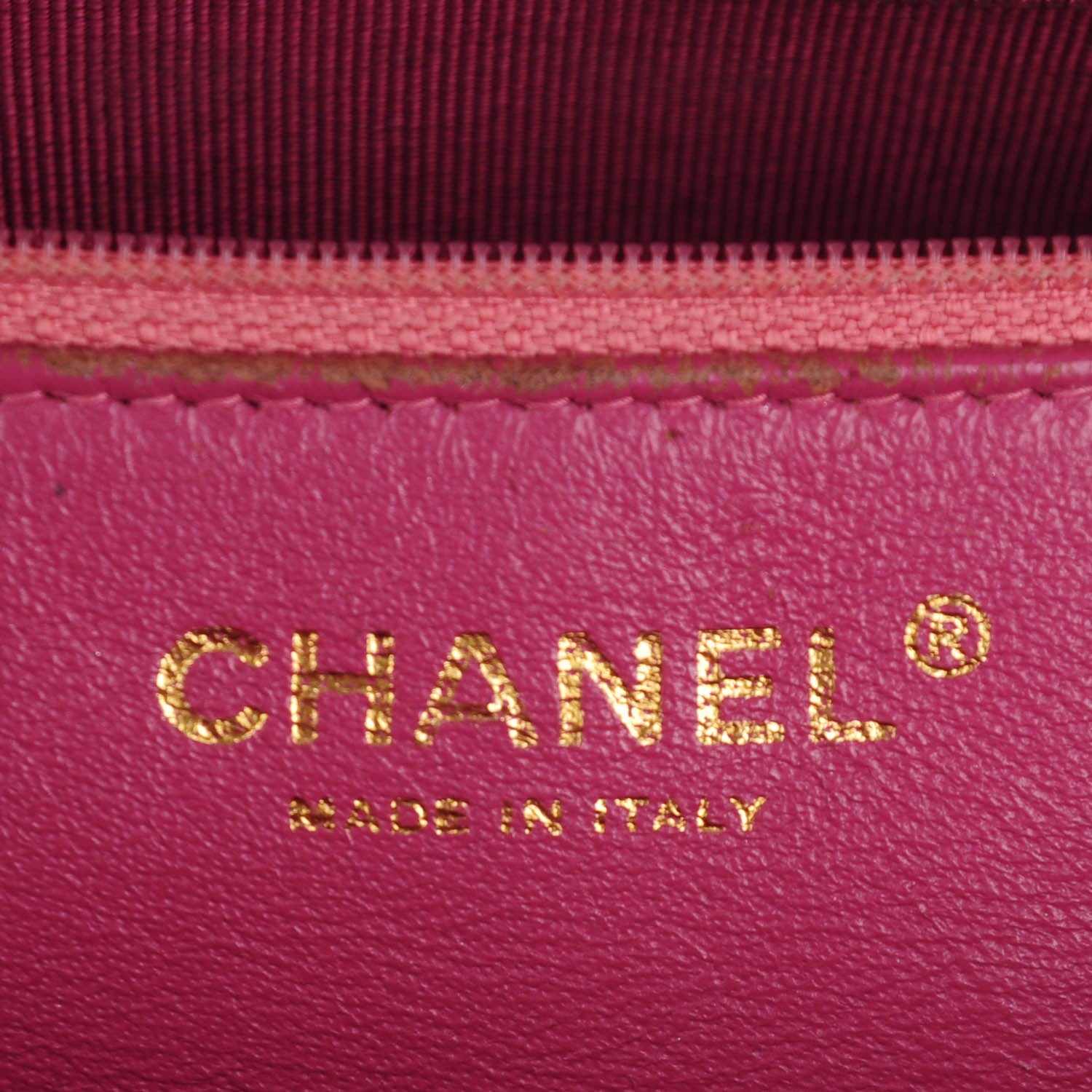 Chanel Patent Chocolate Bar Quilted Tote Pink 6 of 10