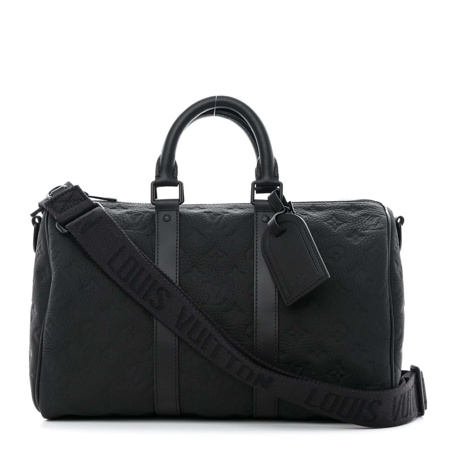 Monogram Taurillon Keepall Bandouliere 35 Black