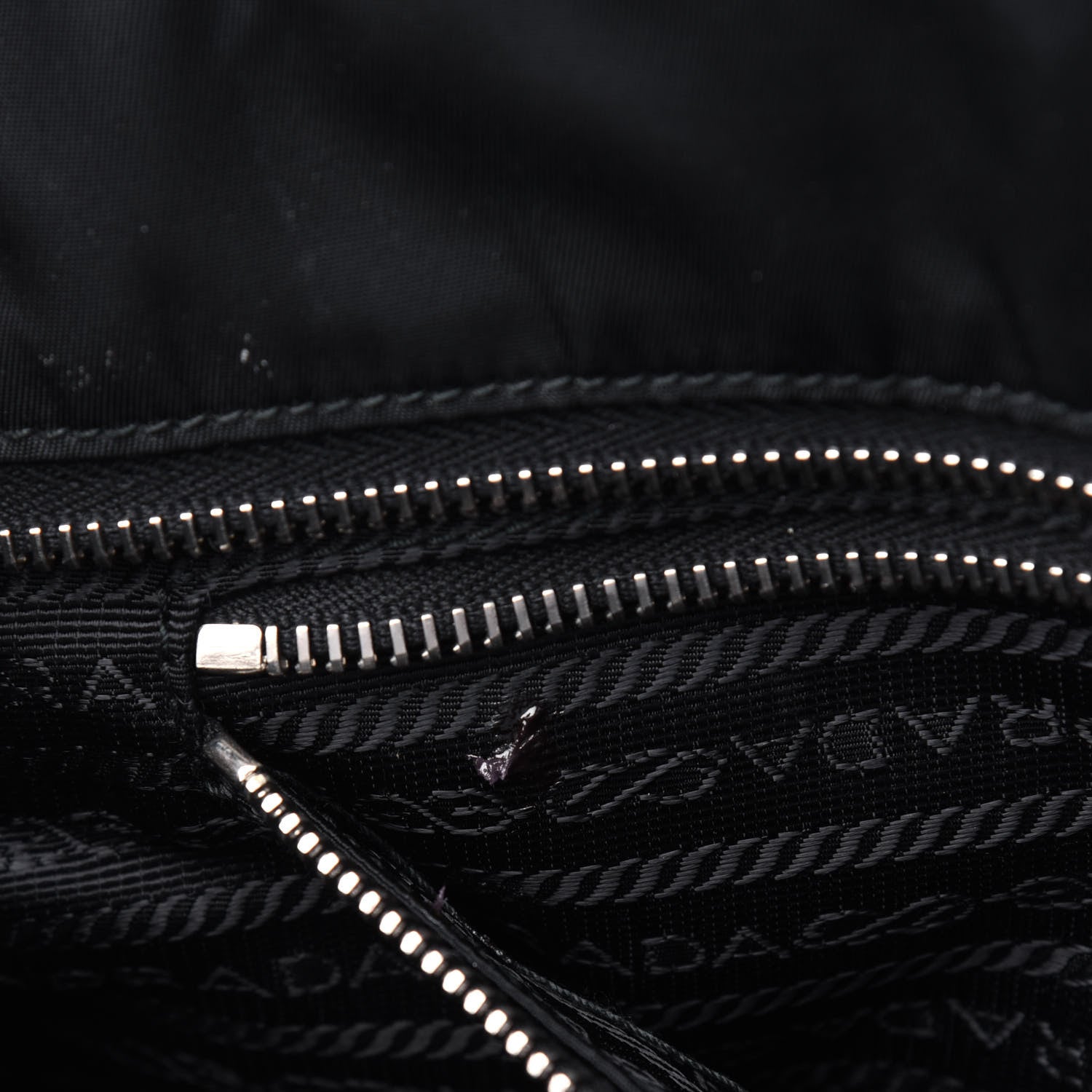 Prada Nylon Vela Baby Bag Black 9 of 17