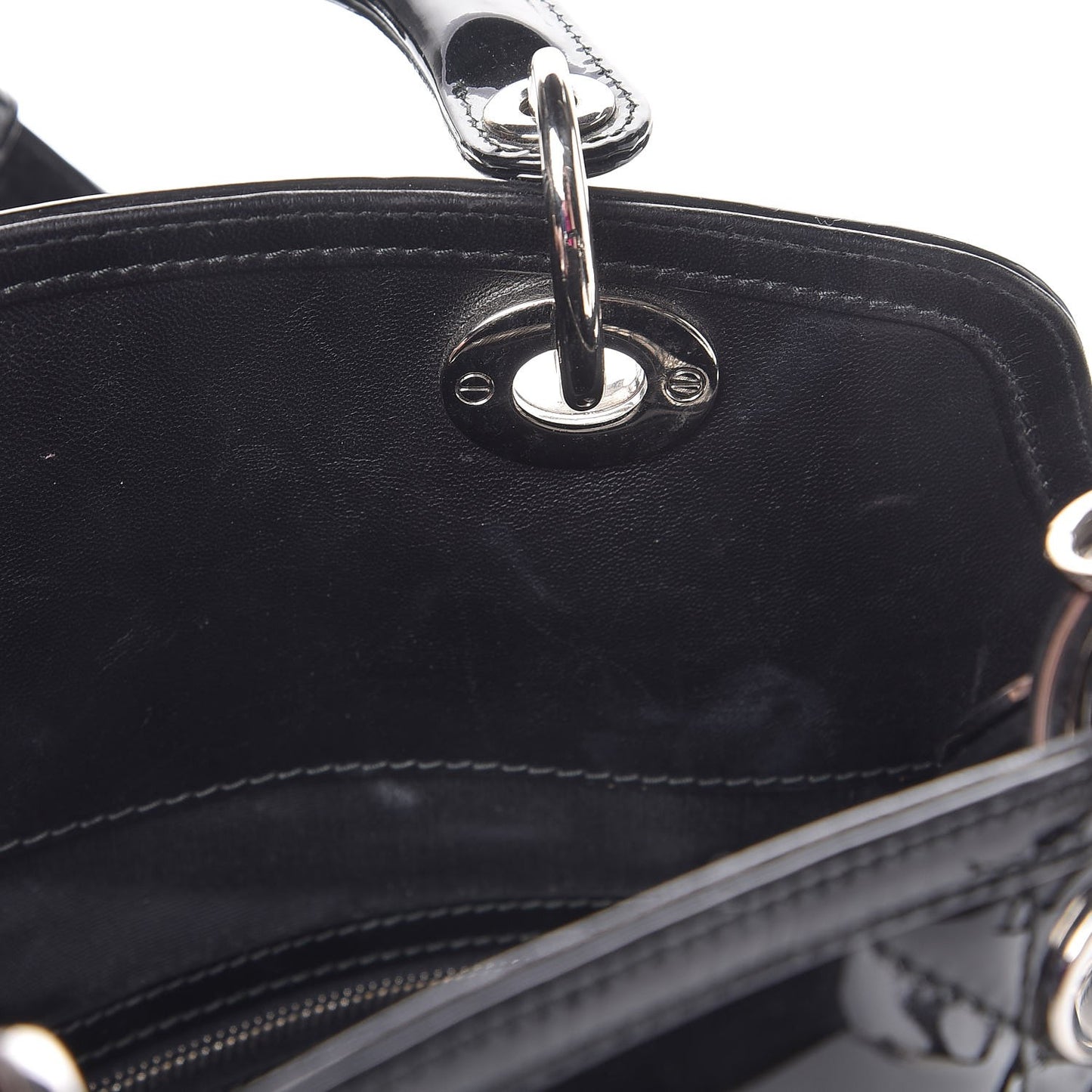 Patent Cannage Granville Small Tote Black