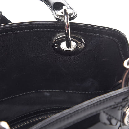 Christian Dior Patent Cannage Granville Small Tote Black 6 of 17