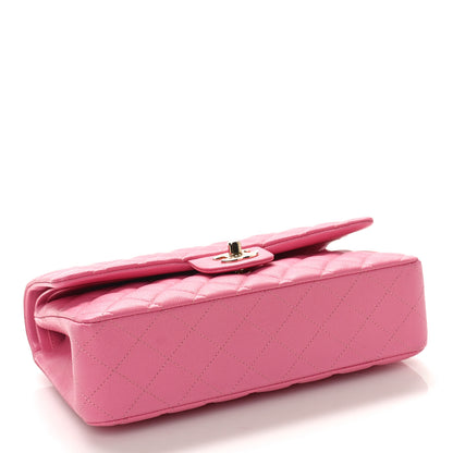 Chanel Caviar Quilted Medium Double Flap Pink 4 of 9