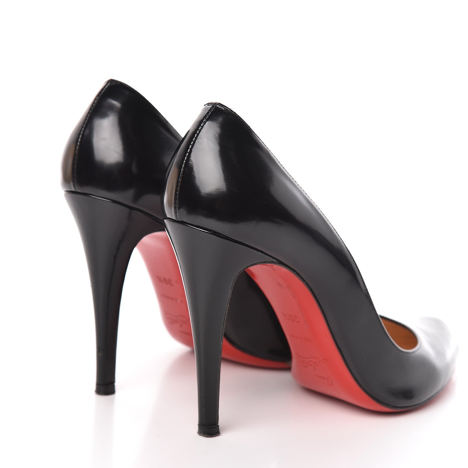 Christian Louboutin Jazz Calfskin Decollete 868 100 Pumps 39.5 Black 4 of 11