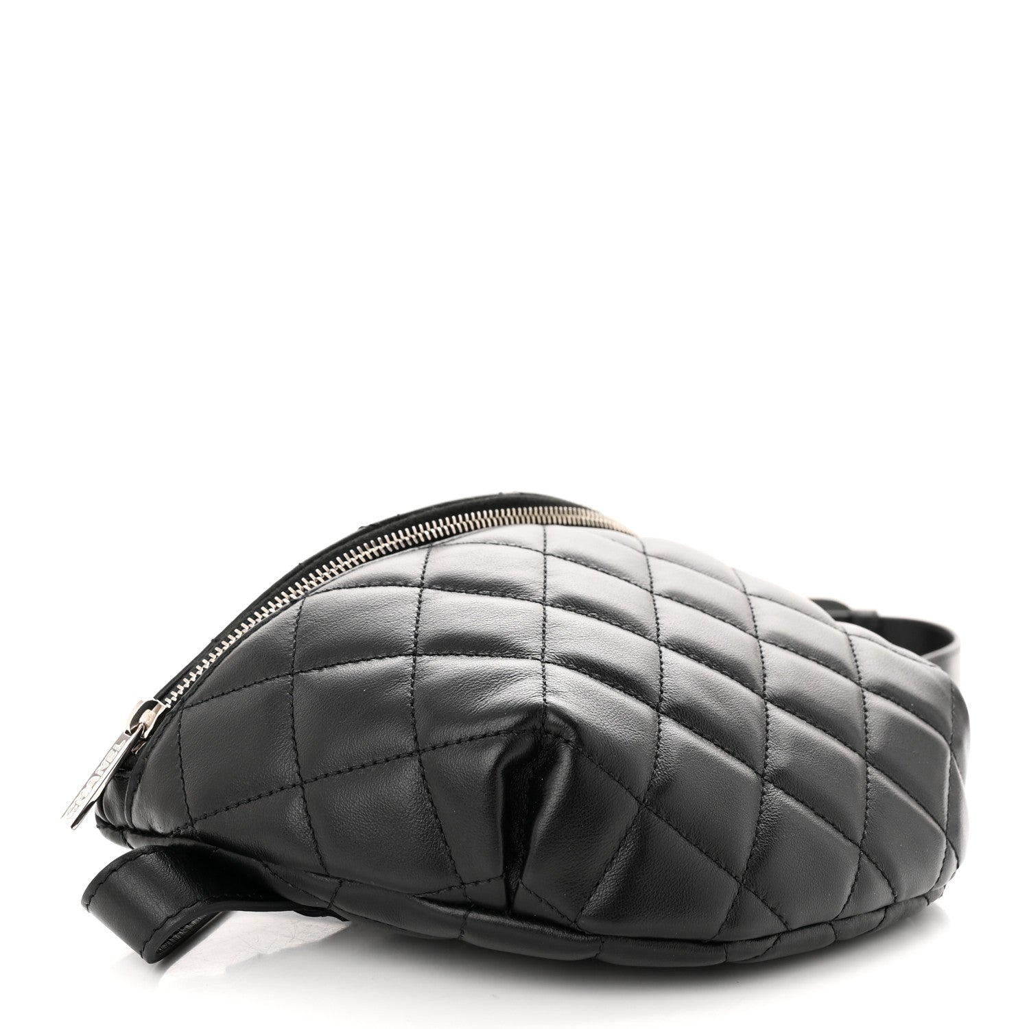 Chanel Calfskin Quilted Waist Belt Bag Black 4 of 10