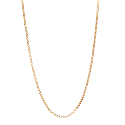 David Yurman 18K Yellow Gold 2.7mm Box Chain Necklace 22" 1 of 5