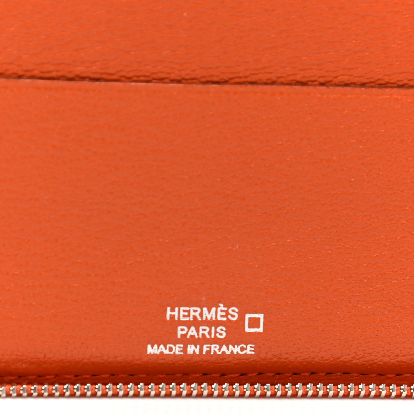 Shiny Alligator Globe Trotter Zip Agenda GM Orange