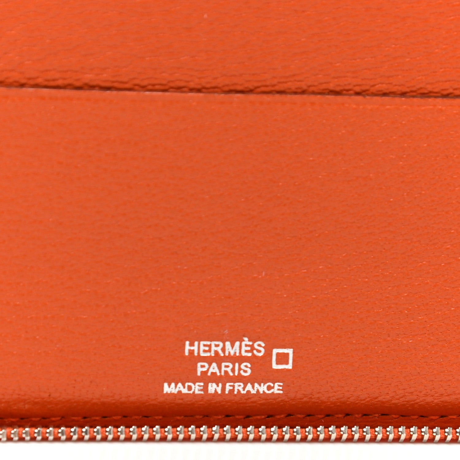 Hermes Shiny Alligator Globe Trotter Zip Agenda GM Orange 6 of 8