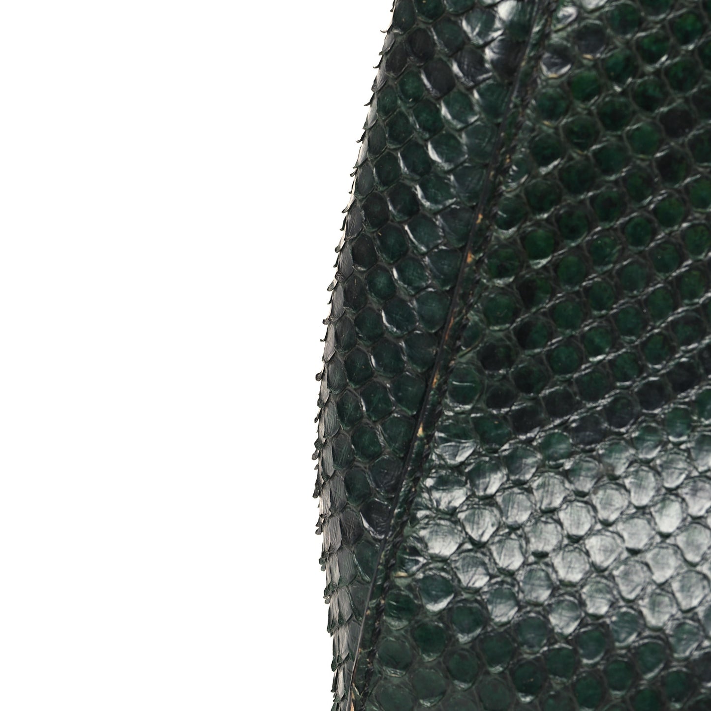 Snakeskin Shiny Nappa Mini Peekaboo Iconic Satchel Green