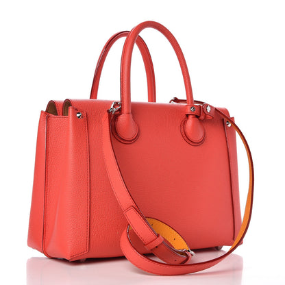 MCM Grained Calfskin Medium Milla Tote Coral 4 of 16