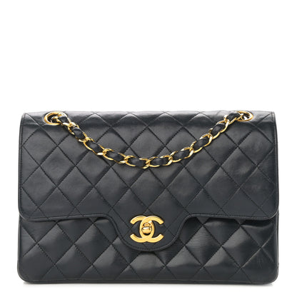 Chanel Lambskin Quilted Small Double Flap Black 1 of 13