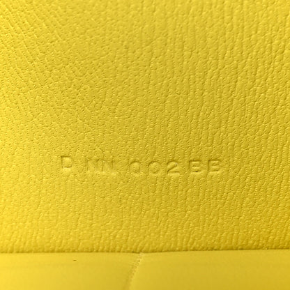 Hermes Matte Alligator Kelly Longue Wallet Mimosa 7 of 12