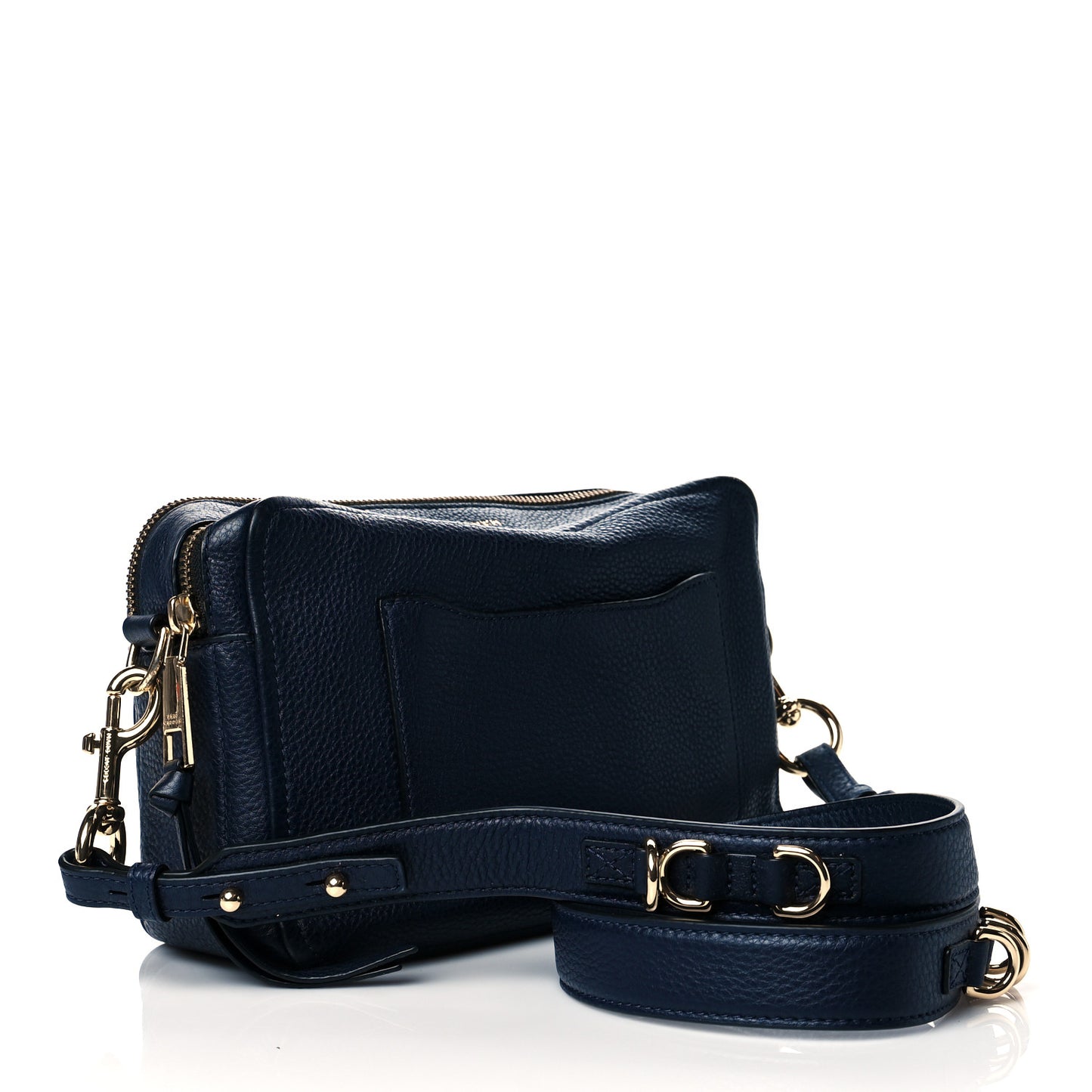 Supple Natural Grain Calfskin The Softshot 27 Bag Navy