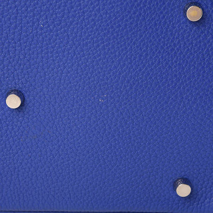 Hermes Taurillon Clemence Lindy 34 Bleu Electrique 11 of 14